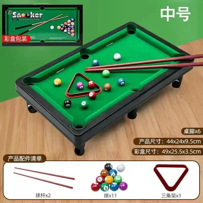 Desktop Pool Table Interactive Simulation Miniature Pool Game Children'S Pool Table Home Mini Snooker Billiards Game Sets