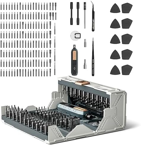 180 in 1 Precision Screwdriver Set - Magnetic CR-V Torx Bits for Mobile Phone, Tablet, PC, and Electronic Repair