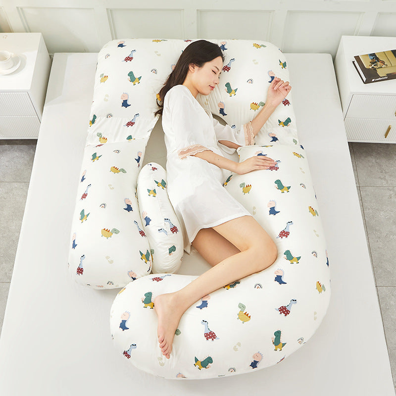 Miracle Pregnancy Pillow with Lumbar Side Sleep Support