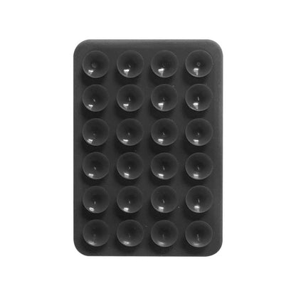 Suction Cup Wall Stand Mat Multifunctional Silicone Suction Phone Holder Square Anti-Slip Single-Sided Leather Case Mount