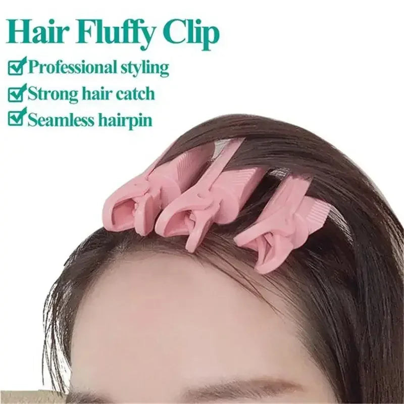 4Pcs/Set Hair Curler Clips Volumizing Hair Root Clips No Damage Hair Curler Hair Styler DIY Tool Salon Hair Styling Tools