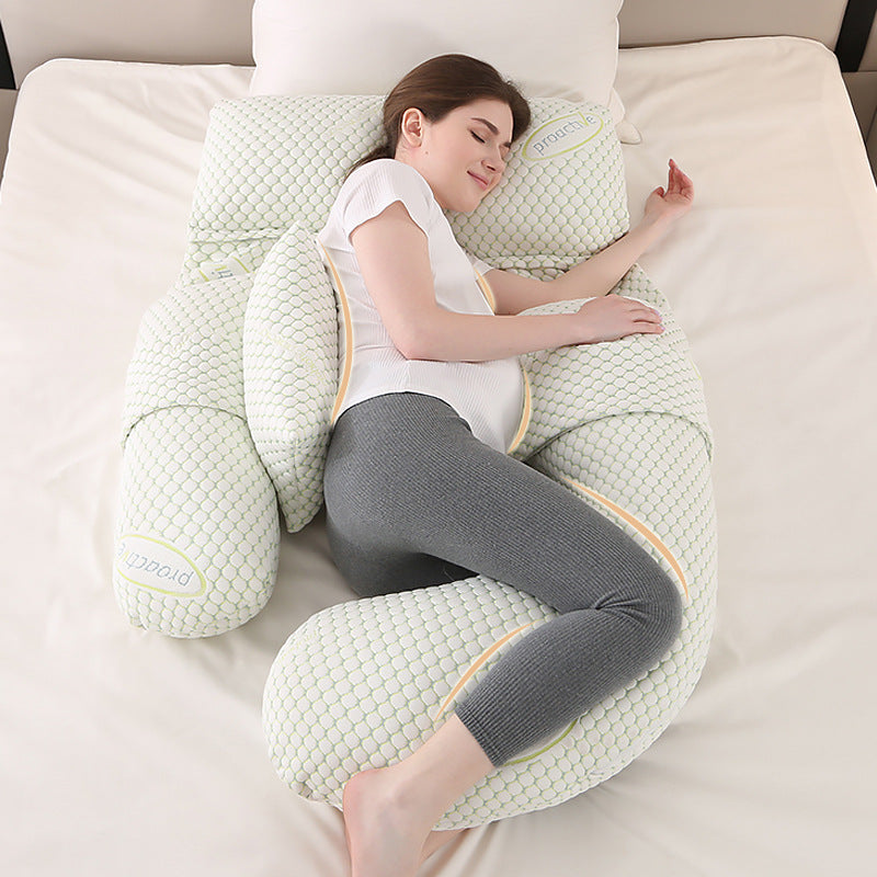 Miracle Pregnancy Pillow with Lumbar Side Sleep Support