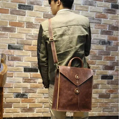 Envelope Leather Briefcase