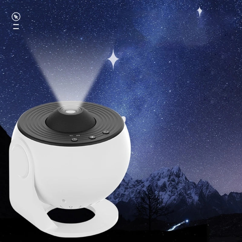 Starry Heaven Projection Lamp - 360° Rotating Planetarium Night Light