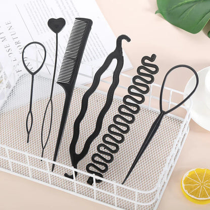 Magic Hair Styling Tools Set - DIY Braiding & Hairdressing Accessories