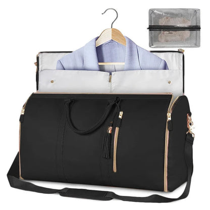 Adanna Leather Carry-On Garment Bag