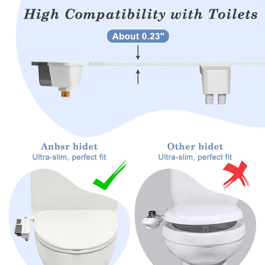 New Arrival: Ultra-Thin Self-Cleaning Bidet Attachment – Easy Installation