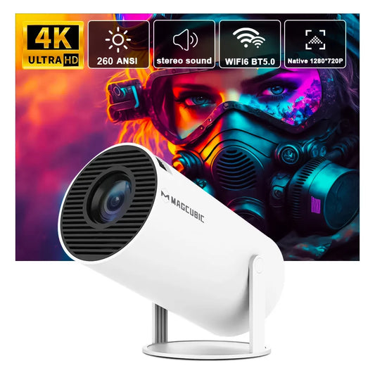 2024NewProjector: Ultimate 4K Ultra HD Portable Home & Cross-Border Intelligent Projector