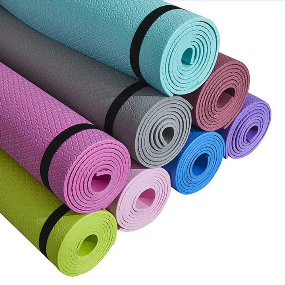 Eco-Friendly Yoga Mat | Non-Slip, Durable & Thick Fitness Mat for Home Workouts