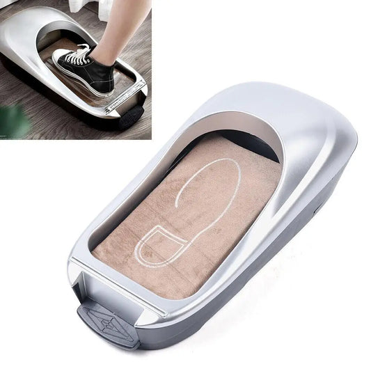 Automatic Shoe Cover Dispenser Machine - Waterproof Membrane Tool with 1 Silver Shoe Film