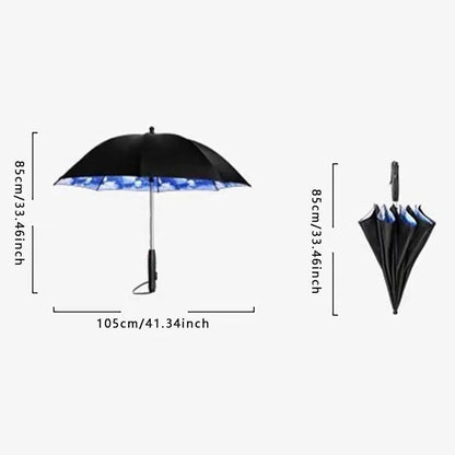 2024 Upgrade: UV Blocking Umbrella with Fan and Mist Spray - The Ultimate 3-in-1 USB Rechargeable Sun Umbrella