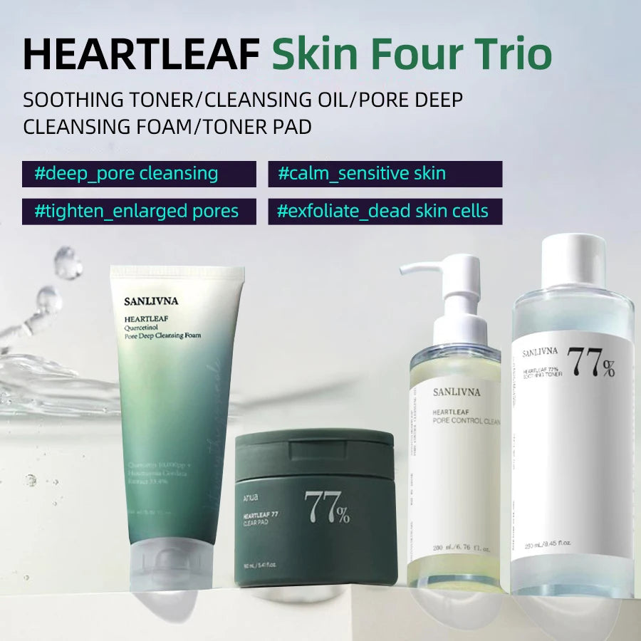 Heartleaf Skincare Set: Radiant Skin, Naturally