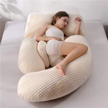 Miracle Pregnancy Pillow with Lumbar Side Sleep Support